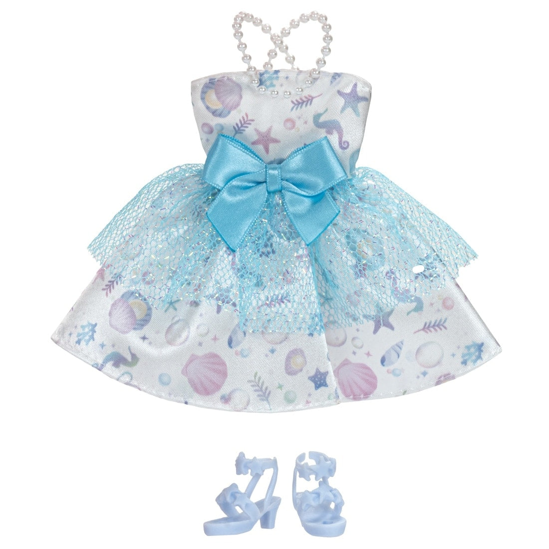 Takara Tomy Licca-chan Dress LW-02 Marine Party Blue Ribbon Outfit Clothes Toy