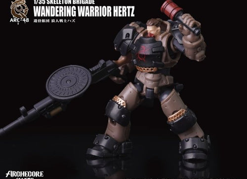 Load image into Gallery viewer, ARCHECORE ARC-48 Skeleton Brigade Wandering Warrior Hertz Action Figure Set
