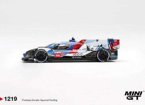 Load image into Gallery viewer, (Pre-order) MINI GT #1219 BMW M Hybrid V8 Hypercar #15 M TEAM WRT 2024 Le Mans
