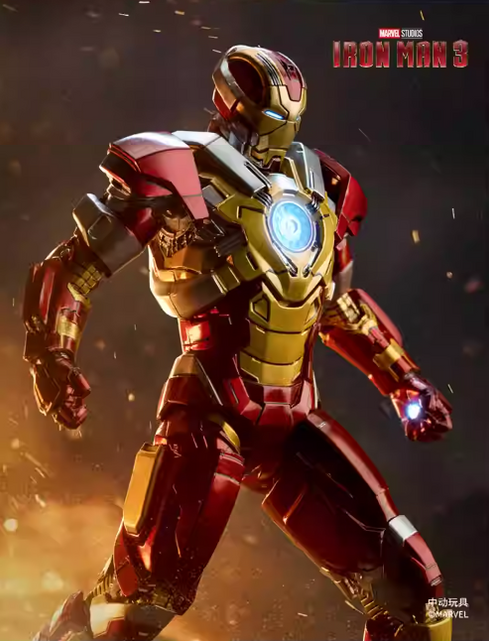 Load image into Gallery viewer, ZD Toys Marvel Avengers 1/10 Iron Man MK17 Action Figure
