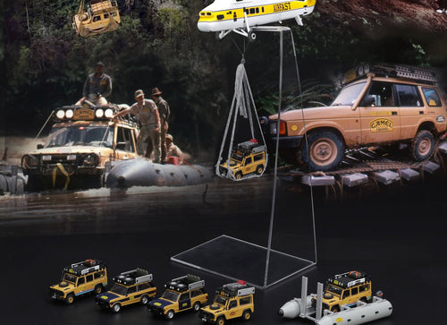 Load image into Gallery viewer, (Pre-order) Mini GT #1307 Land Rover Defender 90 1985 Camel Trophy Borneo Japan

