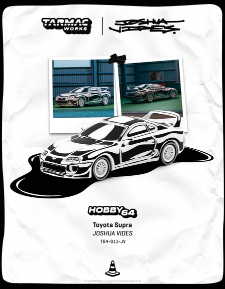 Tarmac Works 1/64 Toyota Supra - Designed by JOSHUA VIDES Model Car