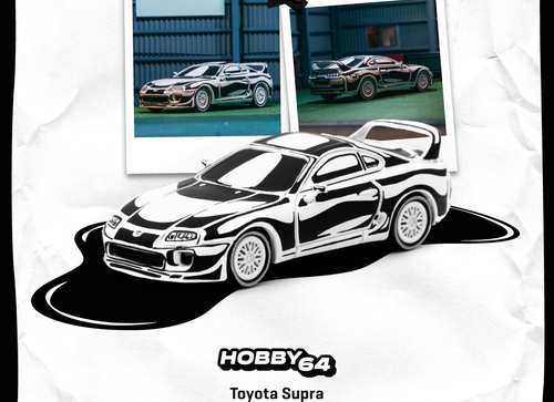 Load image into Gallery viewer, Tarmac Works 1/64 Toyota Supra - Designed by JOSHUA VIDES Model Car
