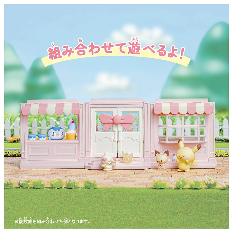 Takara Tomy Pokemon - Pokepeace Collection House ~Sweets shop~ (Full set of 6)