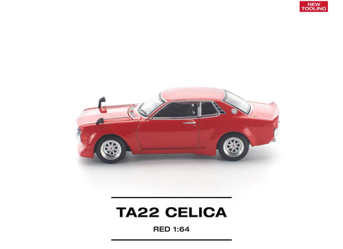 Load image into Gallery viewer, (Pre-order) POP RACE 1/64 TA22 CELICA RED Diecast Model Car #PR640482
