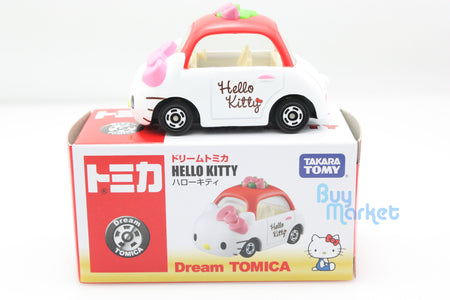 Takara Tomy Dream Tomica Hello Kitty White Red Special Mini Diecast Toy Car