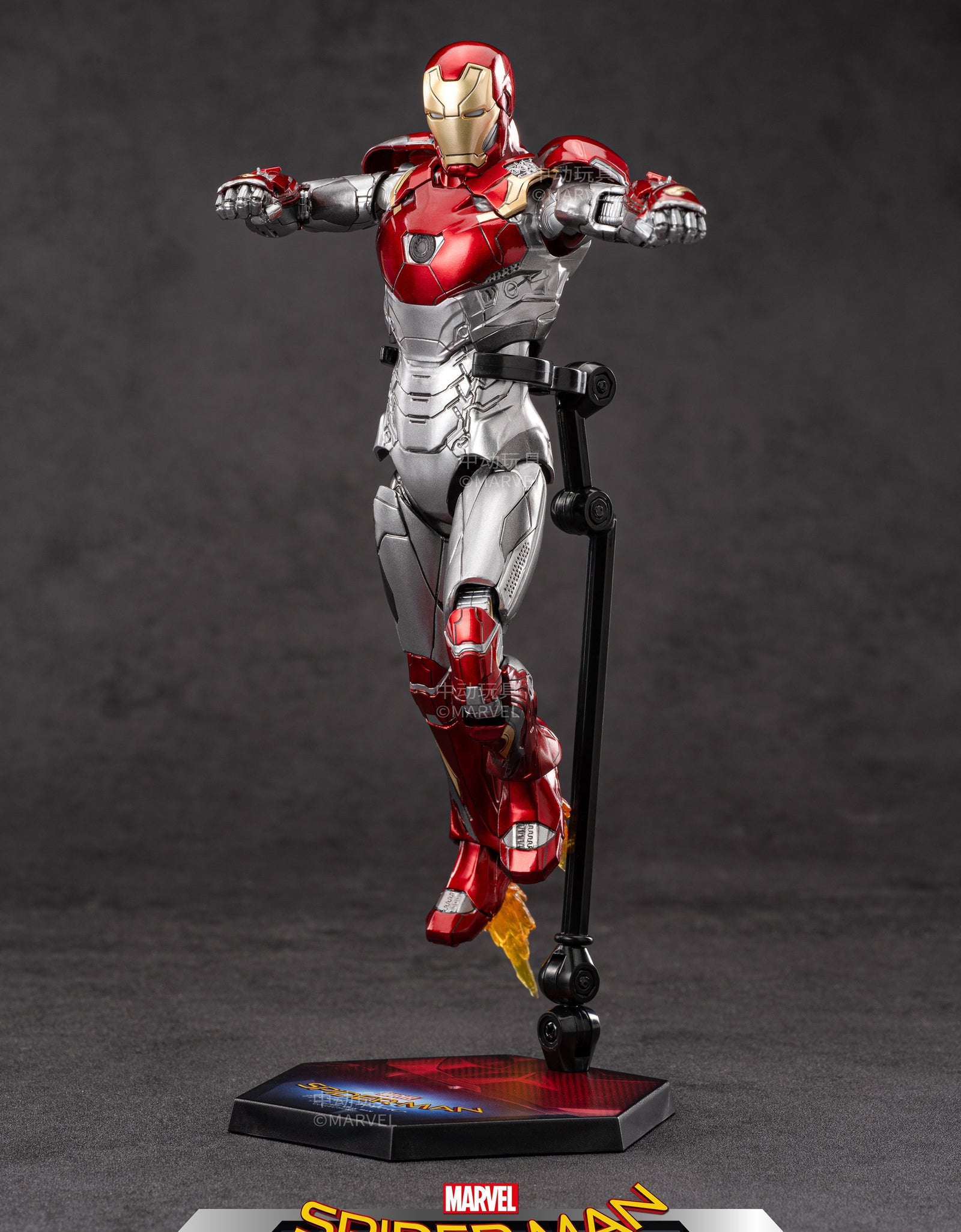 ZD Toys Marvel Avengers 1/10 Iron Man MK47 Action Figure Set