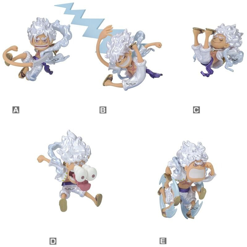 Banpresto ONE PIECE WCF MONKEY.D.LUFFY GEAR5 SPECIAL-METALLIC COLOR Full Set 5