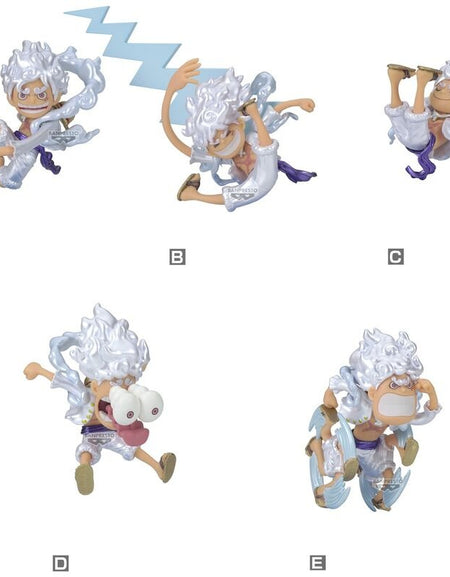 Banpresto ONE PIECE WCF MONKEY.D.LUFFY GEAR5 SPECIAL-METALLIC COLOR Full Set 5