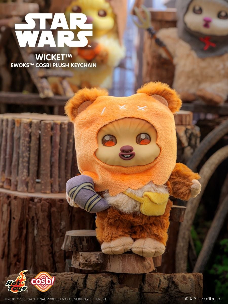 Hot Toys Star Wars Ewok Cosbi Plush Keychain Collection Series 2 (Full set of 8)
