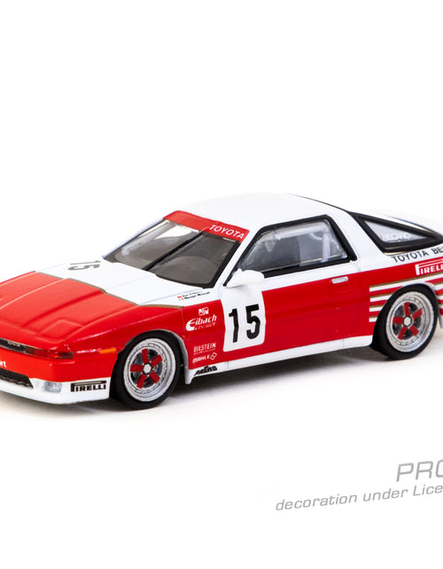 Load image into Gallery viewer, Tarmac Works 1/64 Toyota Supra Turbo (MA70)  ETCC 1987 M. Micangeli
