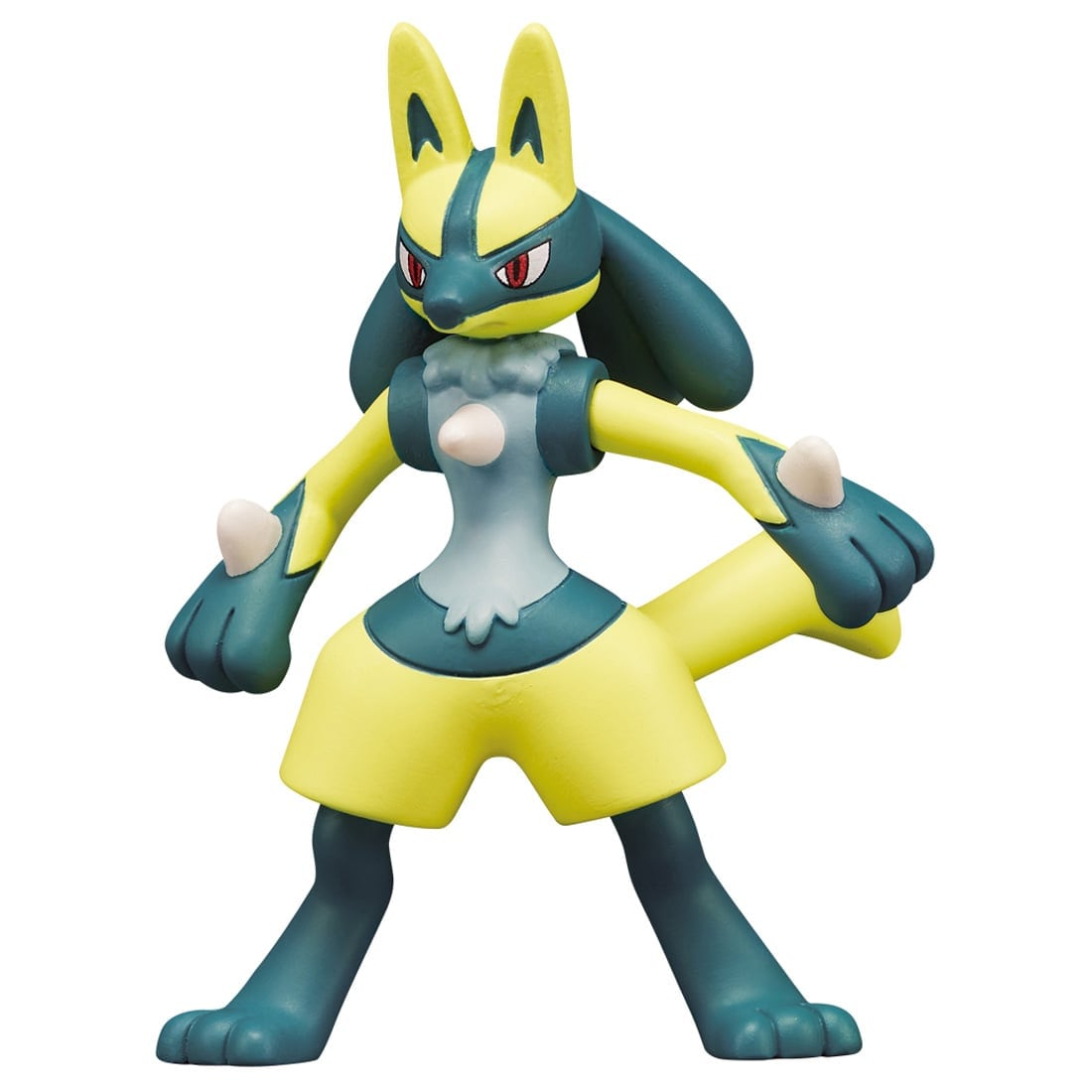 Takara Tomy - Pokemon Moncolle  MS-54 Yellow Lucario Box Packing 4CM Mini Figure