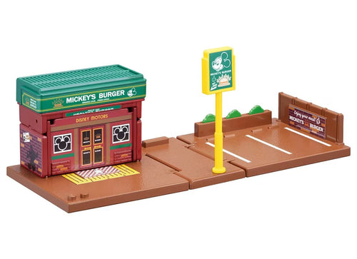 Load image into Gallery viewer, Takara Tomy Tomica Town Disney Motors SP 15th Mickey Hamburger Shop with Car
