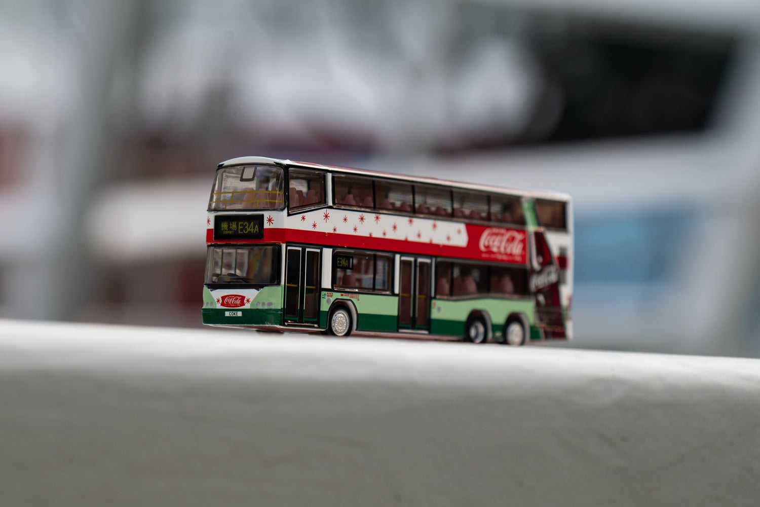 Tiny City Die-cast Model Car 1/110 Centroliner Bus Coca-Cola