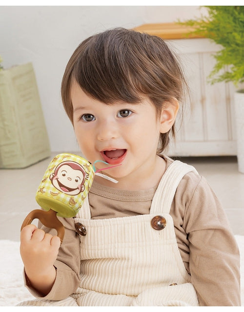 Load image into Gallery viewer, Takara Tomy Baby Toy Kamikami Pororon Chime Teether Curious George
