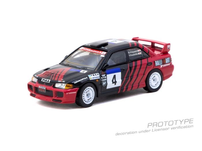 (Pre-order) Tarmac Works 1/64 Mitsubishi Lancer Evolution III China Rally 1998