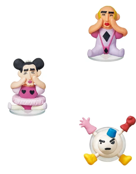 Re-Ment Crayon Shinchan Clay Art Collection Full Box Set of 6 Figure