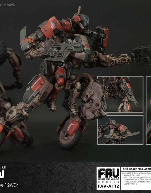 Load image into Gallery viewer, TOYS ALLIANCE x Acid Rain FAV-A112 Red Crow Winder Type 12WDr

