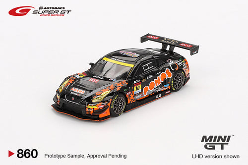Load image into Gallery viewer, Mini GT #860 Nissan GT-R NISMO GT3  #10 &quot;PONOS GAINER GT-R&quot; GAINER
