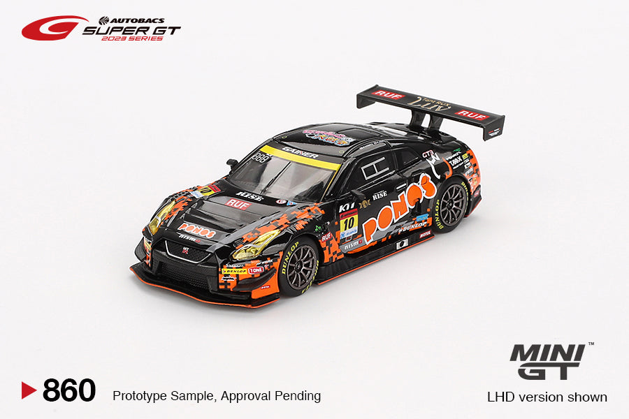 Mini GT #860 Nissan GT-R NISMO GT3  #10 "PONOS GAINER GT-R" GAINER