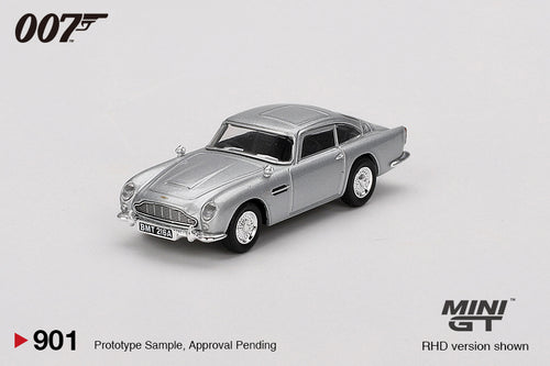 Load image into Gallery viewer, Mini GT #901 1/64 007 Aston Martin DB5 Thunderball with Poster Cards

