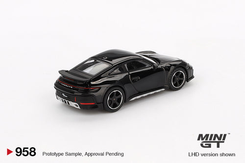Load image into Gallery viewer, Mini GT #958 1/64 Porsche 911 Dakar Black LHD Diecast Model Car
