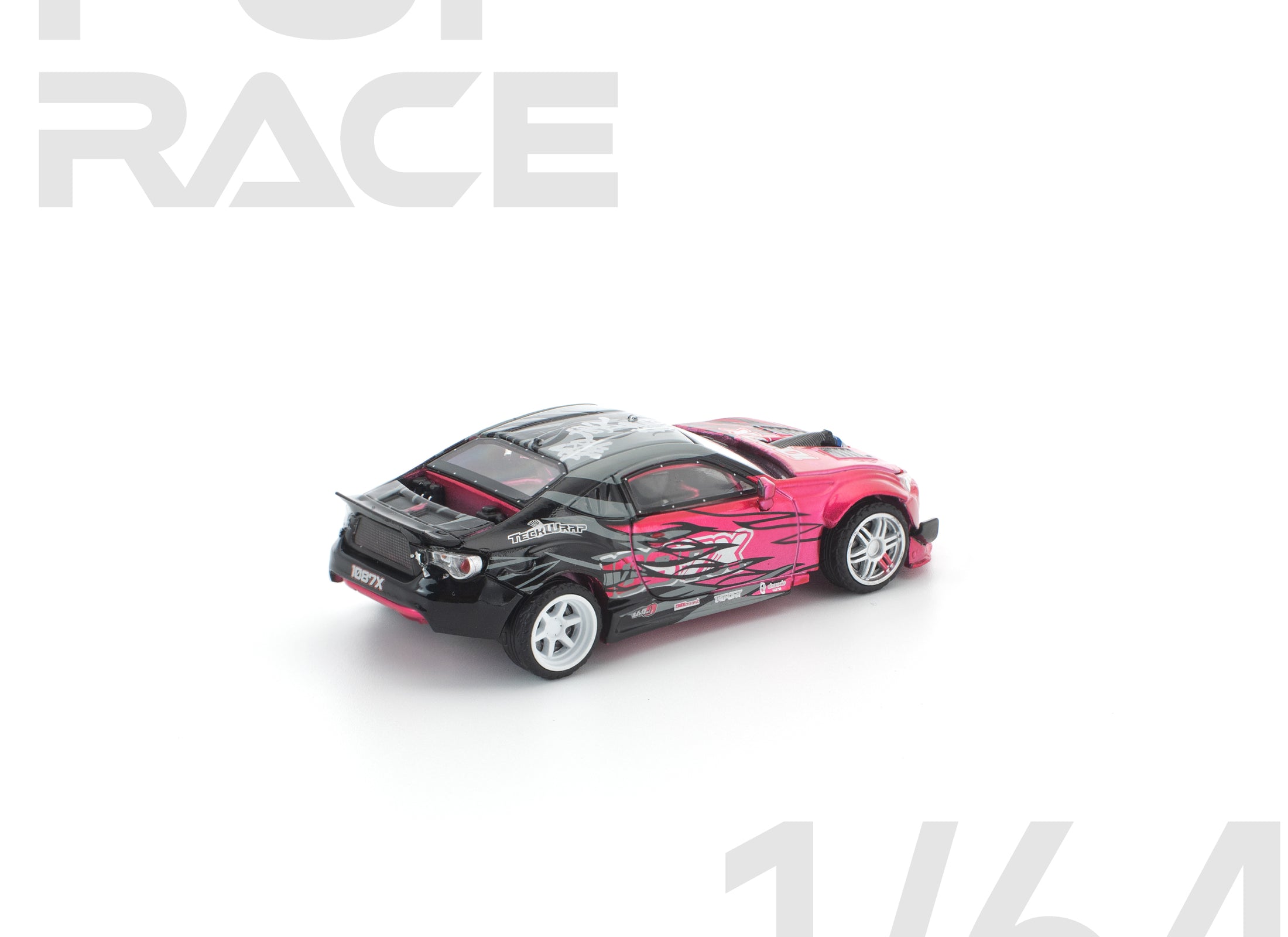 (Pre-order) POPRACE 1/64 1087x GT86 Team Diecast Mdoel Car