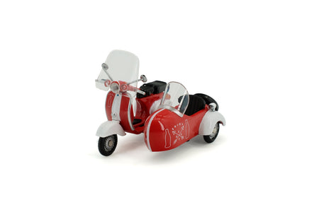 Tiny City Die-cast Model Car 1/35 Scooter Sidecar Cola