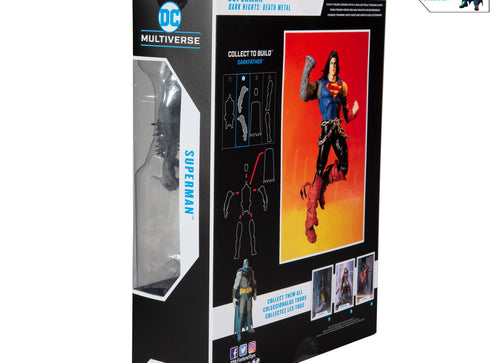 Load image into Gallery viewer, McFarlane Toy DC Death Metal Build-A (Dark Father.)- Superman  7' Action Figure
