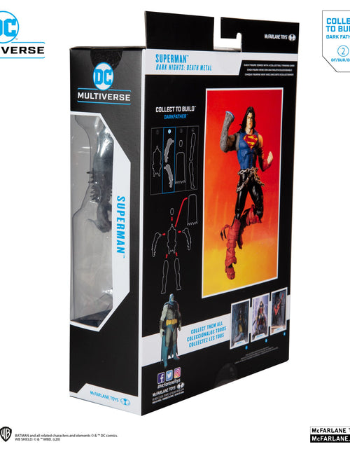 Load image into Gallery viewer, McFarlane Toy DC Death Metal Build-A (Dark Father.)- Superman  7&#39; Action Figure
