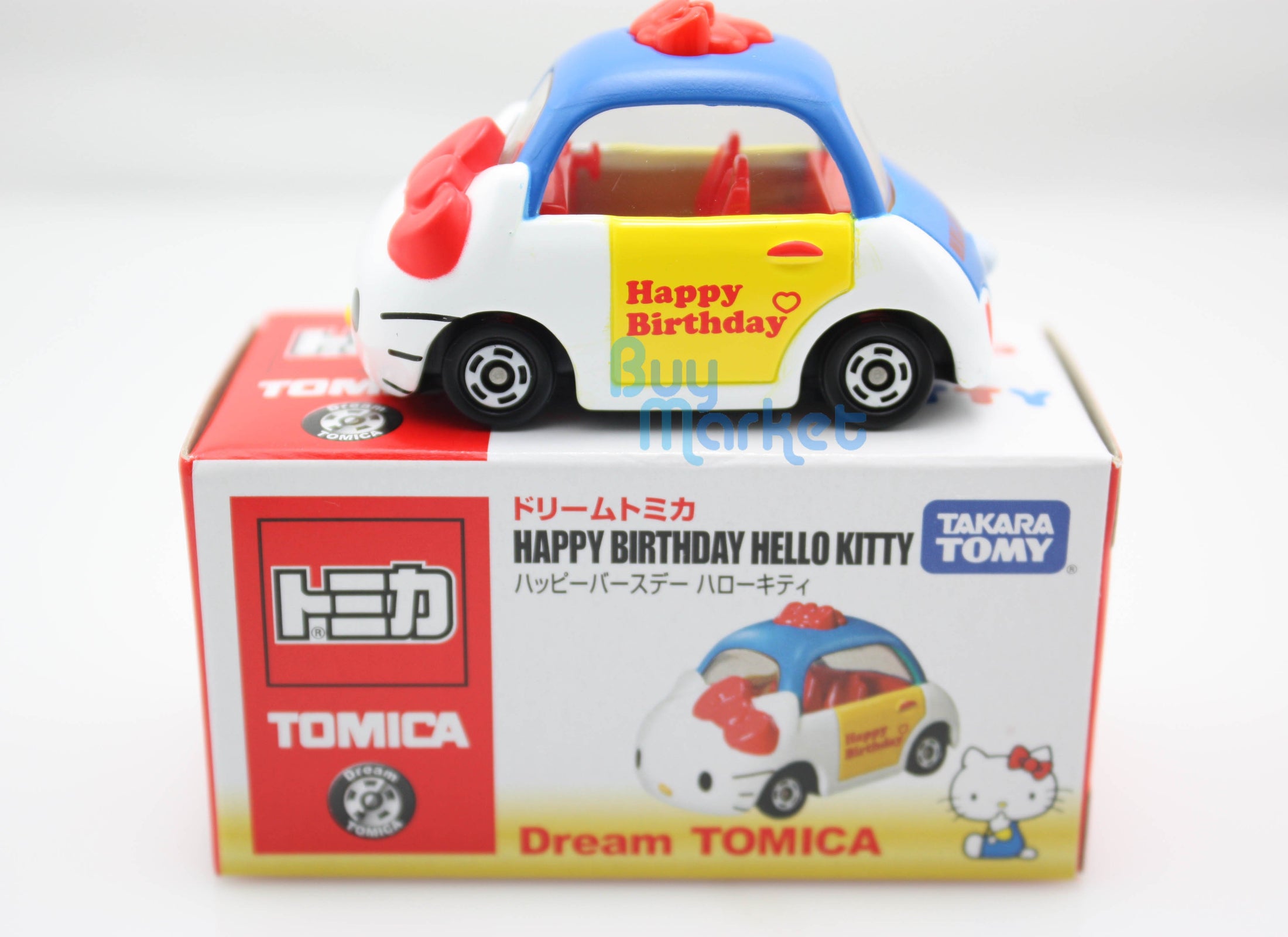 Takara Tomy Dream Tomica Hello Kitty Happy Birthday Asia Ver. Diecast Toy Car