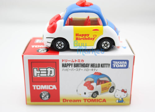 Load image into Gallery viewer, Takara Tomy Dream Tomica Hello Kitty Happy Birthday Asia Ver. Diecast Toy Car
