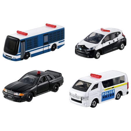 Takara Tomy TOMICA Patrol the town! TOMICA Police Vehicle Set Diecast Model Car