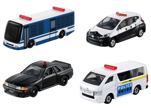 Load image into Gallery viewer, Takara Tomy TOMICA Patrol the town! TOMICA Police Vehicle Set Diecast Model Car
