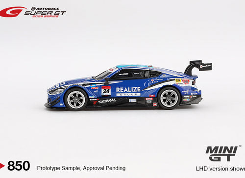 Load image into Gallery viewer, Mini GT #850 Nissan Z GT500 #24 "REALIZE CORPORTATION ADVAN Z" KONDO
