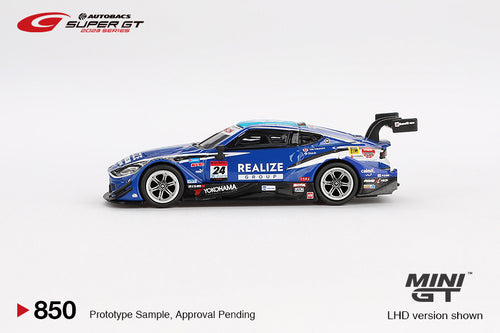Load image into Gallery viewer, Mini GT #850 Nissan Z GT500 #24 &quot;REALIZE CORPORTATION ADVAN Z&quot; KONDO
