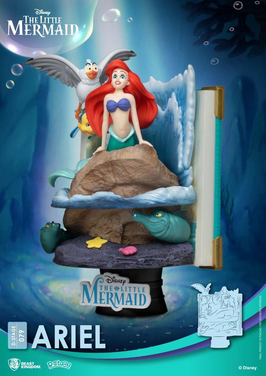 Beast Kingdom Diorama Stage-079- Story Book Series-Ariel