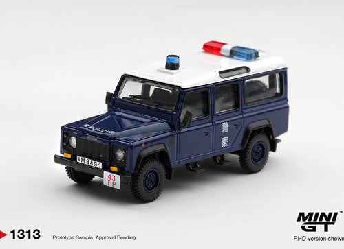 Load image into Gallery viewer, (Pre-order) Mini GT #1313 Land Rover Defender 110 Royal HK Police Tai Po Distrit
