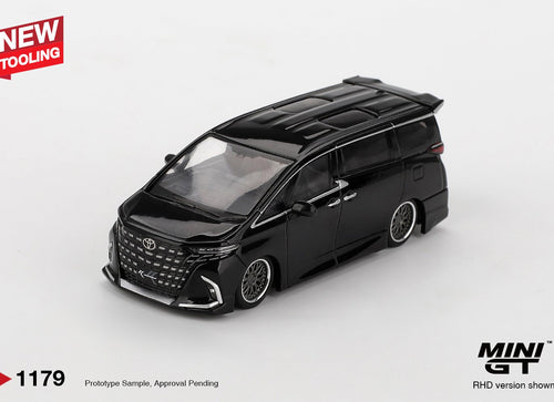 Load image into Gallery viewer, (Pre-order) MINI GT #1179 Toyota Alphard 40 KUHL Black LHD Diecast Model Car
