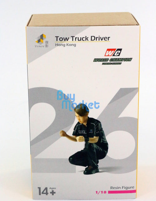 Load image into Gallery viewer, TINY 1/18 Resin Figure #26 Hong Kong World Champion Tow Truck Technician Model
