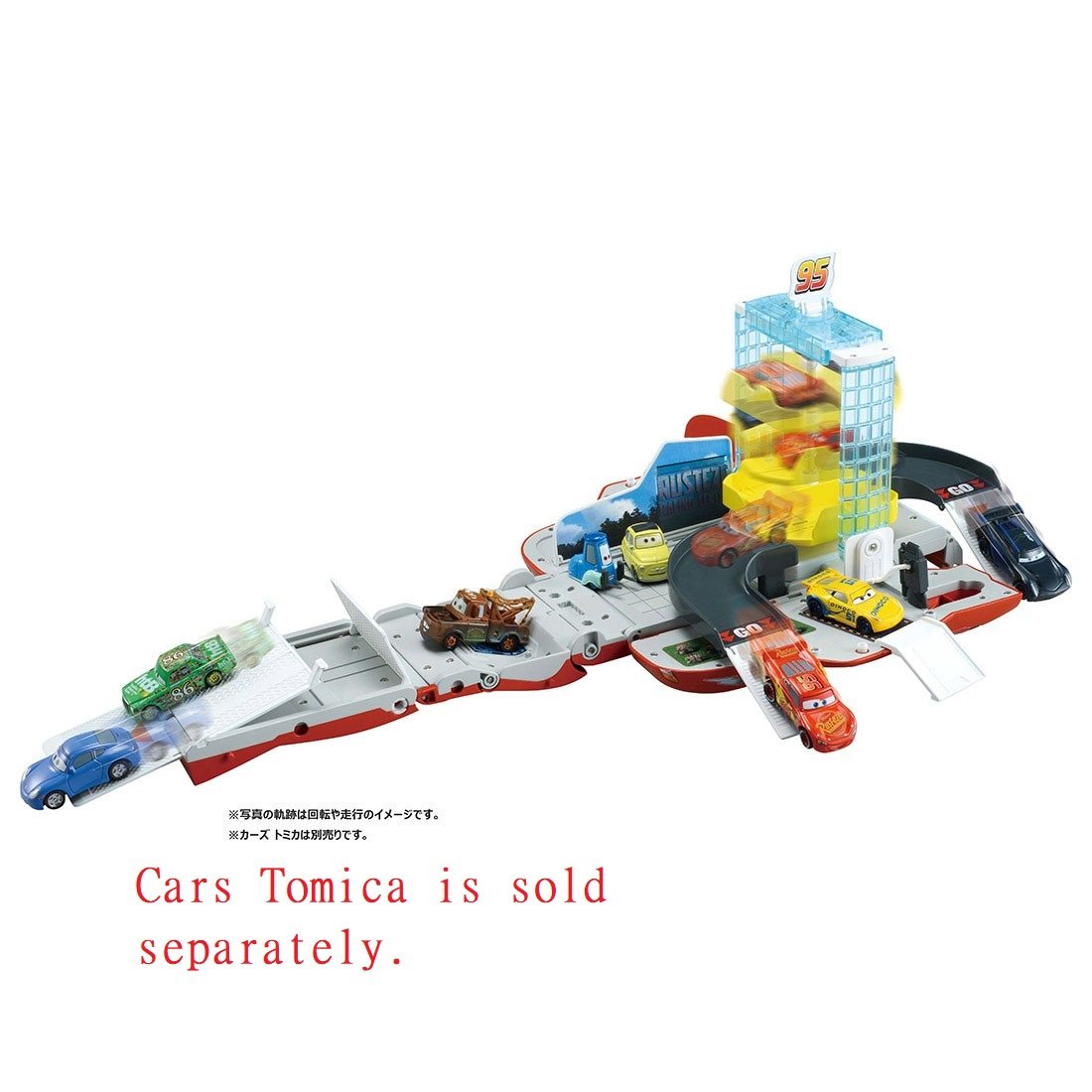 Takara Tomy Tomica Disney Pixar Cars Transform Tornado Shooter McQueen Play Set