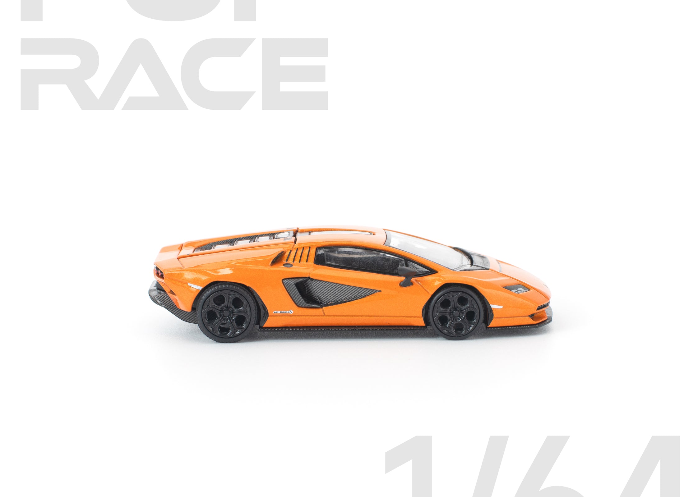 (Pre-order) POPRACE 1/64 LAMBORGHINI COUNTACH LP1 800-4 ARANCIA ATLAS Model Car