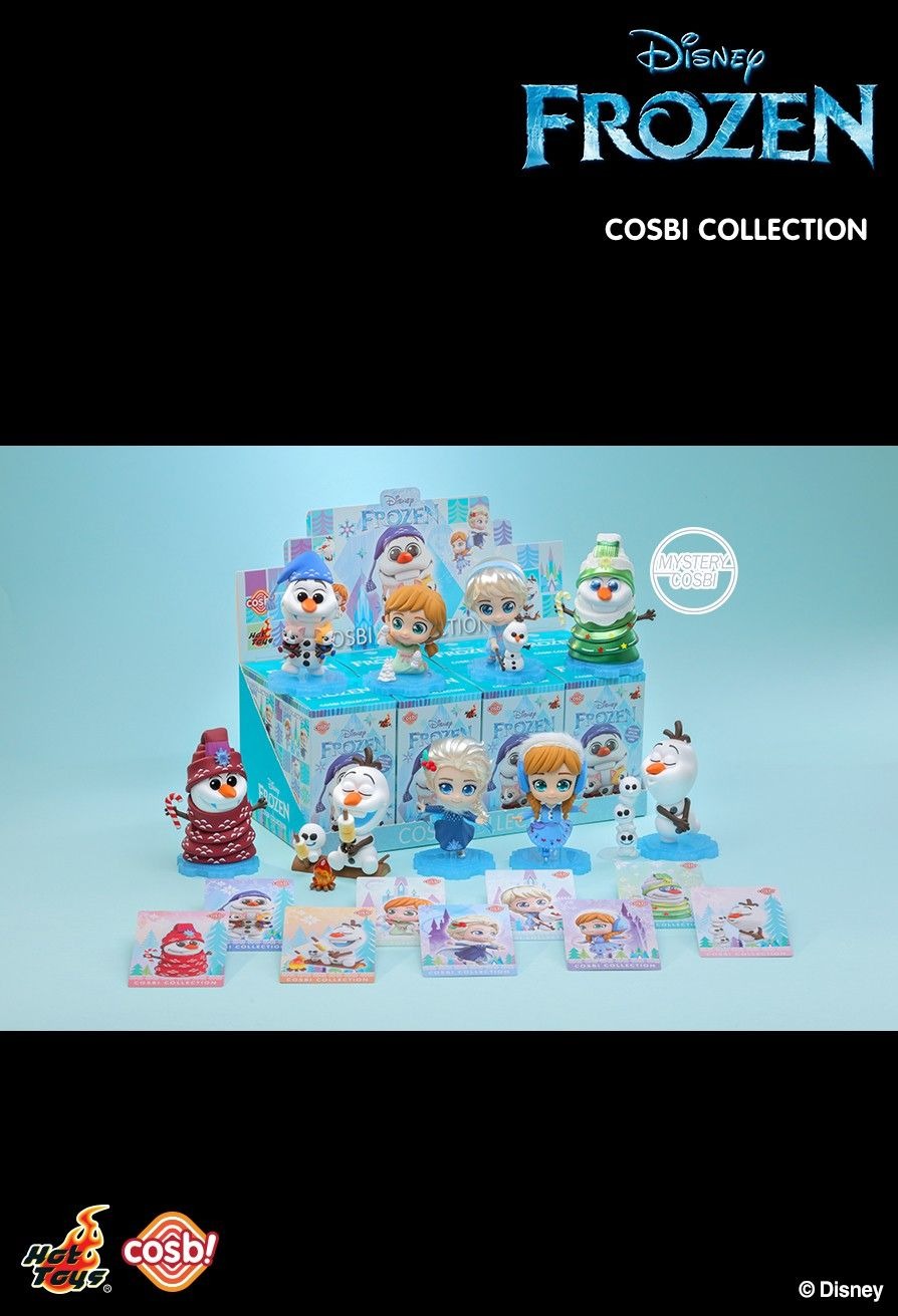 Hot Toys Cosbi Bobble-Head Collection Disney Snow Princess 8 Figure Set Series 2