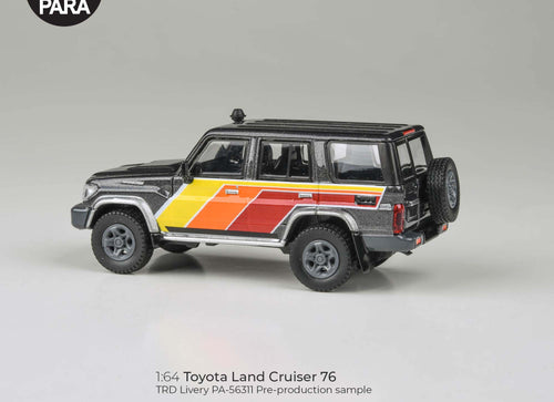 Load image into Gallery viewer, PARA64 1/64 2014 Toyota Land Cruiser LC 76 TRD Livery Model Car
