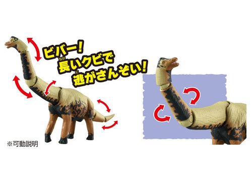 Load image into Gallery viewer, Takara Tomy Adventure Continent Ania Kingdom Brachio (Brachiosaurus) Figure
