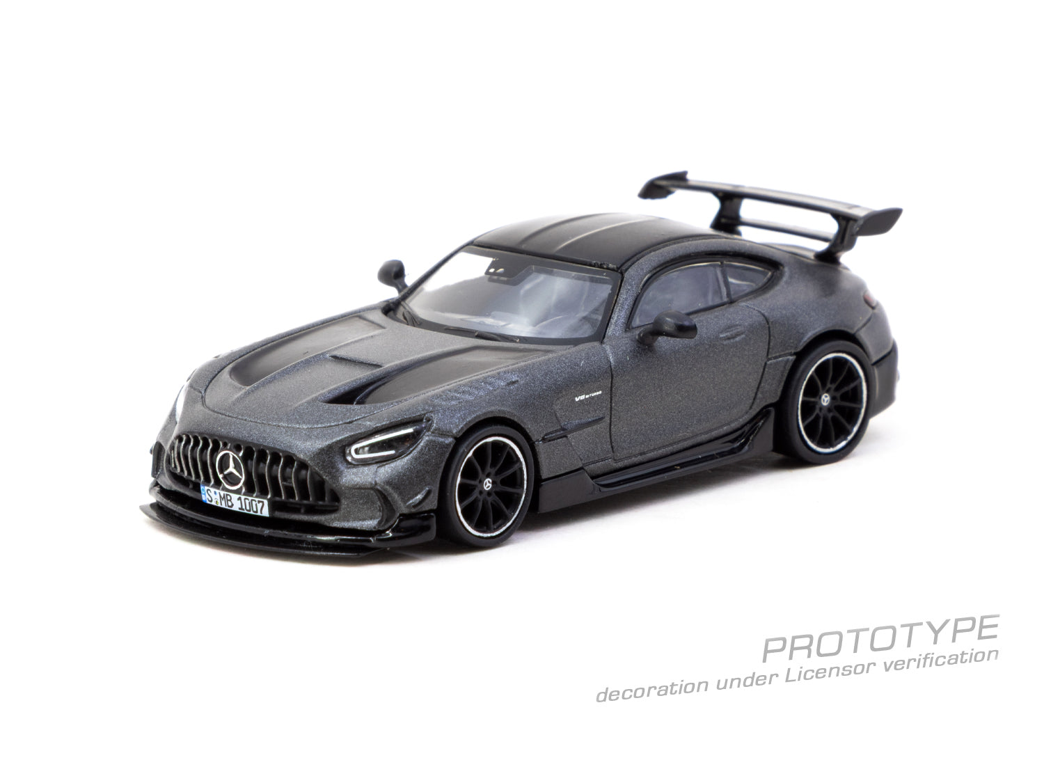 (Pre-order) Tarmac Works 1/64 Mercedes-Benz AMG GT Black Series Grey Model Car