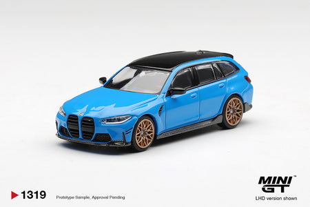 (Pre-order) Mini GT #1319 BMW M3 M Performance Touring Riviera Blue RHD