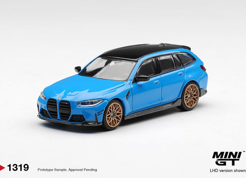 Load image into Gallery viewer, (Pre-order) Mini GT #1319 BMW M3 M Performance Touring Riviera Blue LHD
