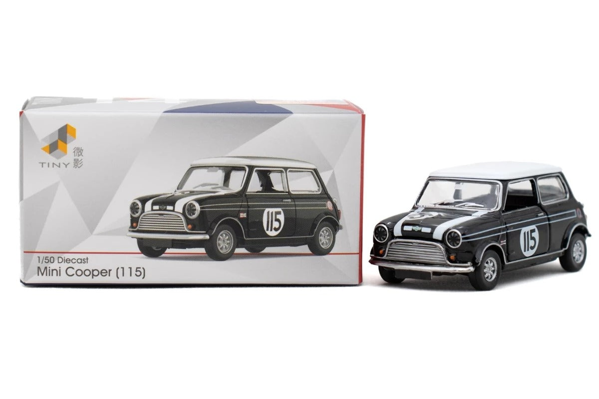 Tiny City Die-cast Model Car - 1/50 Mini Cooper Black (115)