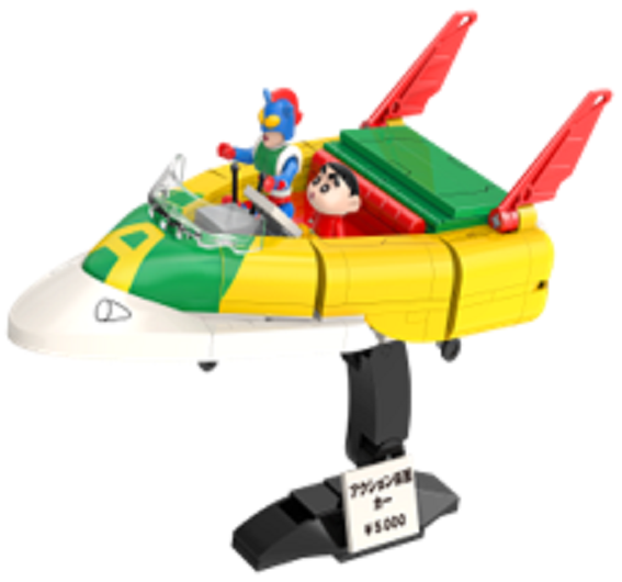 Qman Keeppley Building Blocks #K20617 - Crayon Shinchan Action Kamen car